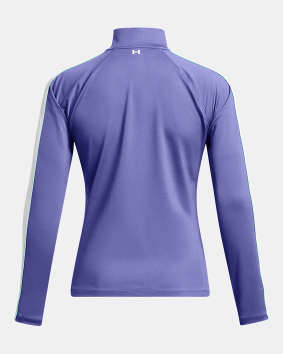 UA Storm Midlayer mit durchgehendem Zip für Damen, Purple, pdpMainDesktop image number 5